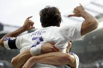 (Real Madrid 2 - Atltico 1). El ahora entrenador del Castilla se especializ en hacerle goles (11 en su carrera) al eterno rival y empat el tanto inicial de Agero. 