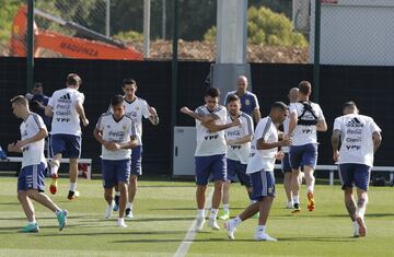 Así fue el entrenamiento de la Selección en Barcelona