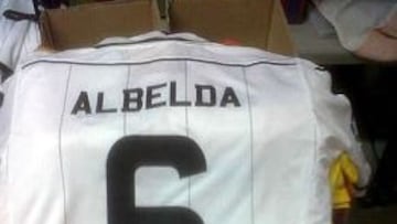 Una camiseta de coleccionista: con el 6, Albelda y Puchades