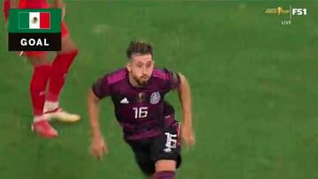 Casi nunca lo hace en el Atleti y habitualmente con México: el gol de Herrera que vale una final