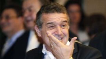 El dueño del Steaua de Bucarest, Gigi Becali.