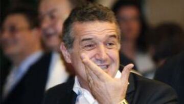 El dueño del Steaua de Bucarest, Gigi Becali.