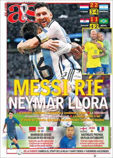 &Acab車 el baile*, &Caos*... las portadas tras el fracaso de Brasil