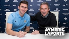 Aymeric Laporte: Manchester City complete club-record signing