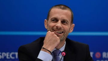 Aleksander Ceferin, presidente de la UEFA. 