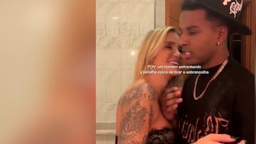 Bruna Rotta’s viral TikTok: capturing a spontaneous bathroom moment with Rodrygo