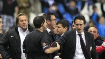 El Málaga alega para evitar mayor castigo a Schuster