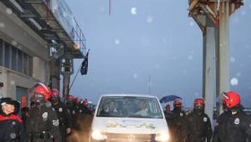 Korta gana con Kaiku y sale escoltado por la Ertzaintza