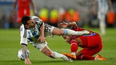 Soccer Football - International Friendly - Argentina v Panama - Estadio Monumental, Buenos Aires, Argentina - March 23, 2023 Argentina's Lionel Messi in action REUTERS/Agustin Marcarian