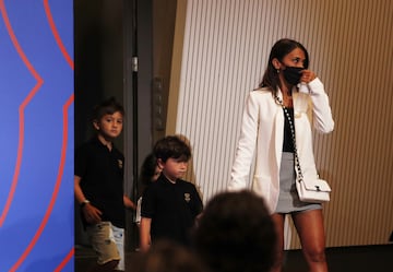 Messi ha estado arropado por su familia.