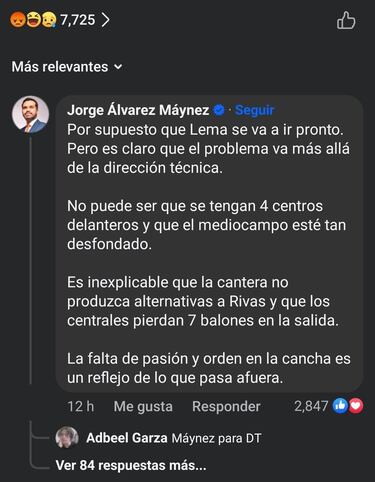 Jorge Máynez en modo analista; así criticó a Pumas tras la derrota frente a Necaxa