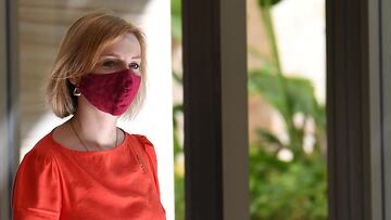 British Foreign Secretary Liz Truss arrives to meet her Indonesian counterpart Retno Marsudi during their bilateral meeting ahead of the G20 Foreign Ministers' Meeting in Nusa Dua, Bali, Indonesia, Thursday, July 7, 2022. Sigid Kurniawan/Pool via REUTERS