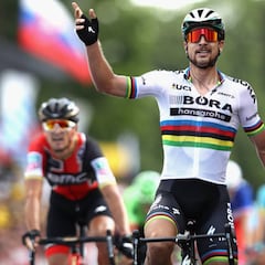 Sagan gana con una pata y Contador se asoma tras Porte