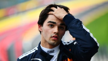 SPA, BELGIUM - JULY 25: Sebastian Montoya of Colombia and PREMA Racing (9) looks on during qualifying ahead of Round 9 Spa-Francorchamps of the Formula 2 Championship at Circuit de Spa-Francorchamps on July 25, 2025 in Spa, Belgium. (Photo by James Sutton - Formula 1/Formula Motorsport Limited via Getty Images)
