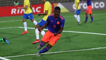 La Selección Colombia Sub 17 quedó eliminada del Sudamericano tras caer ante Brasil.