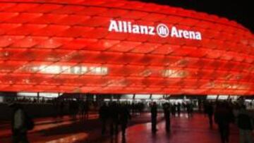 <b>EL EJEMPLO. </b>El estadio del Bayern lleva el patrocinio de Allianz. El Atlético obtendrá una importante cantidad por poner un patrocinador a su nuevo campo.