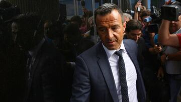Soccer agent Jorge Mendes arrives to court to testify as part of the investigation of alleged tax fraud committed by former Atletico Madrid player Radamel Falcao, in Pozuelo de Alarcon, outside Madrid, Spain June 27, 2017. REUTERS/Sergio Perez