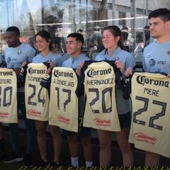 América presentó a sus refuerzos de manera conjunta