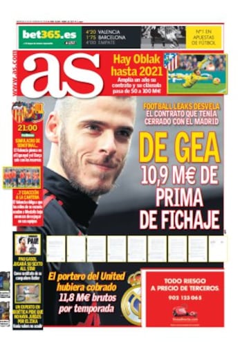Las portadas de AS de febrero