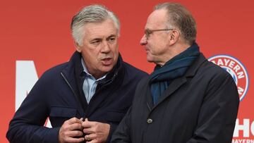 Ancelotti y Karl-Heinz Rummenigge.