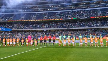 during the game international friendly between Mexican National team (Mexico) Bolivia at Soldier Field Stadium on May 31, 2024 in Chicago, Illinois, United States.