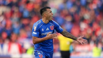 Rodrigo Contreras, delantero argentino de la Universidad de Chile