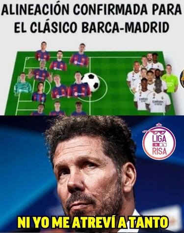 La derrota del Barcelona, protagonista de los memes de la jornada