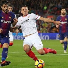 Lenglet: "El Barça es nivel top, pero soy muy feliz en el Sevilla"