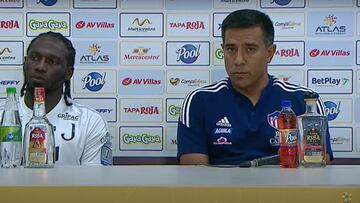 Rueda de prensa de Junior tras la derrota ante Tolima en la fecha 2 de los cuadrangulares de la Liga BetPlay.