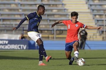 El hijo del "Kaiser" Jaime Pizarro juega en Universidad Católica, y es el capitán de la Roja Sub 17 que clasificó a la Copa del Mundo de Brasil.