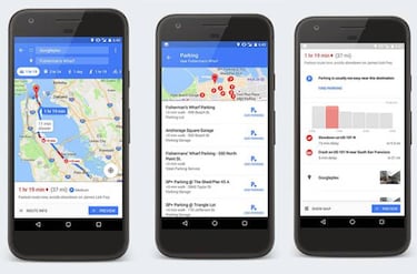 Cómo encontrar un aparcamiento libre en España gracias a Google Maps