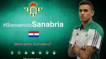 Sanabria ya es del Betis: "Santa Cruz me recomendó que viniera"