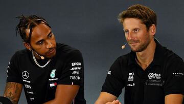 Grosjean insiste con la teor¨ªa de Verstappen sobre el Mercedes