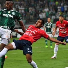 Mina marca el gol que deja líder a Palmeiras