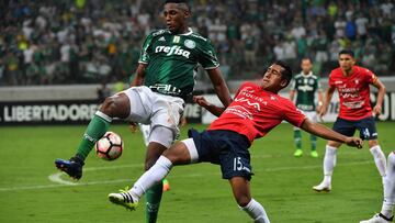 Mina marca el gol que deja líder a Palmeiras