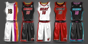 Uniforme de Miami Heat.