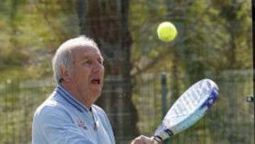 Rexach, en un torneo de padel Madrid-Barça