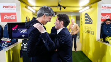 Imanol Alguacil y Marcelino.