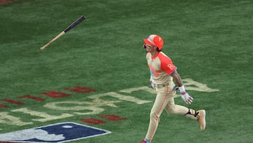 ARLINGTON, TEXAS - JULY 16: Jarren Duran #16 of the Boston Red Sox rounds the bases after hitting a two-run home run in the fifth inning against the National League during the 94th MLB All-Star Game presented by Mastercard at Globe Life Field on July 16, 2024 in Arlington, Texas. Richard Rodriguez/Getty Images/AFP (Photo by Richard Rodriguez / GETTY IMAGES NORTH AMERICA / Getty Images via AFP)