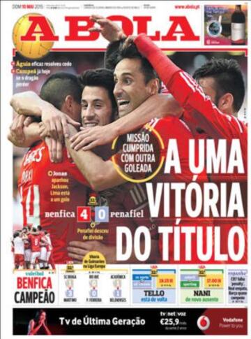 Portadas de la prensa deportiva