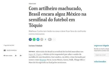 Prensa brasileña le muestra respeto a la Selección Mexicana