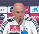 Zidane: "Va a haber cambios, pero muchos se van a quedar"