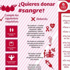 Requisitos y lugares para donación de sangre