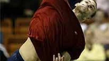 <b>CAÑONERO.</b> Roddick, la máquina de sacar.