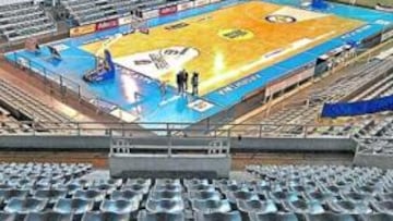 El escenario de la final.