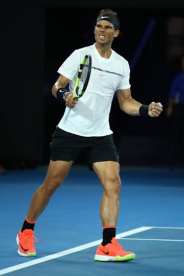 Federer-Nadal: the best pics. from the Australian Open