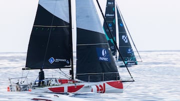 La flota ya enfila la recta final hacia Vigo en La Solitaire du Figaro Paprec