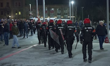 La batalla campal de Bilbao previo al partido de Europa League