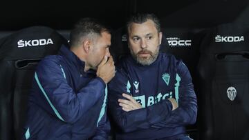 Sergio durante el partido de Copa del Rey contra el Valencia.