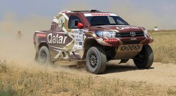 Nasser Al Attiyah, en la Baja Aragón.